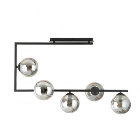 M10772-5 luster crni 5xE27 Max.60W/220V Mitea Lighting