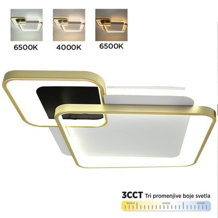 M205494-WGB LED plafonska lampa belo-zlatno 3000-6000K Mitea Lighting (25 mes.)