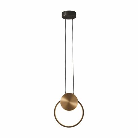 M10911-1 BR 250mm LED visilica crna + staro zlato 9W 3000K Mitea Lighting
