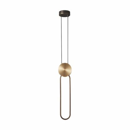 M10912-1 BR 120x480mm LED visilica crna + staro zlato 13W 3000K Mitea Lighting