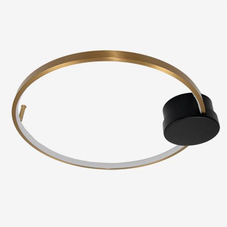 M10913-1 B 400mm LED plafonska lampa staro zlato + crna 17W 3000K Mitea Lighting (25 mes.)