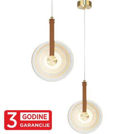 ALTO MAP9442-1L zlatna LED visilica 5W 3000K 3y Mitea Lighting