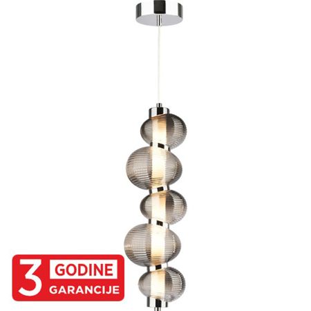 NIMBUS MAP9401-1A hrom+smoky LED visilica 18W 3000K 3y Mitea Lighting