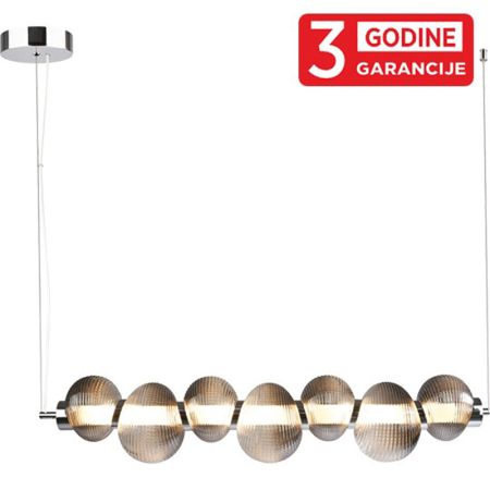 NIMBUS MAP9401-7A hrom+smoky LED visilica 22W 3000K 3y Mitea Lighting