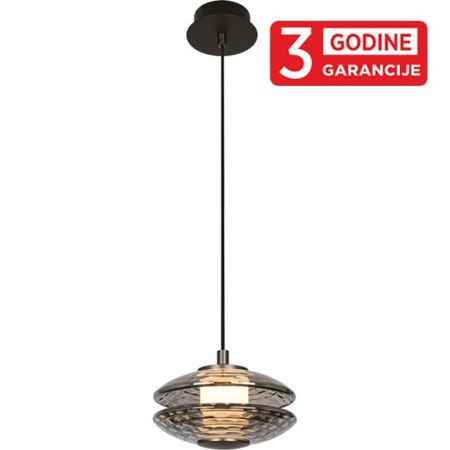 ECLIPTICA MAP9451-1 siva+smoky visilica 1x6W 3000K  LED 3y Mitea Lighting