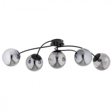 M11101-5 luster crni 5xE27 Max.60W/220V Mitea Lighting