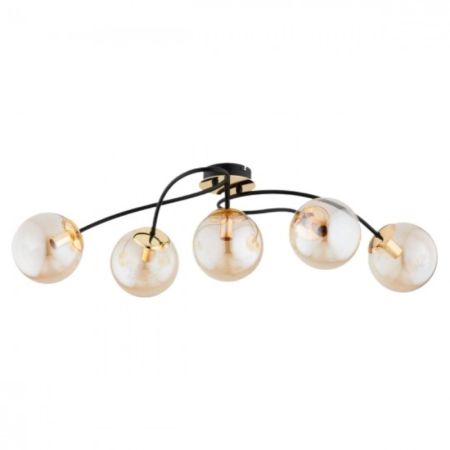 M11102-5 luster crno-zlatni 5xE27 Max.60W/220V Mitea Lighting