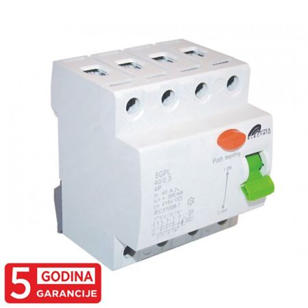 ME-FID sklopka 63A 300mA 3P+N SGPL 5Y Mitea Electric