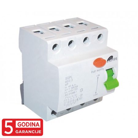 ME-FID sklopka 63A 500mA 3P+N SGPL 5Y Mitea Electric