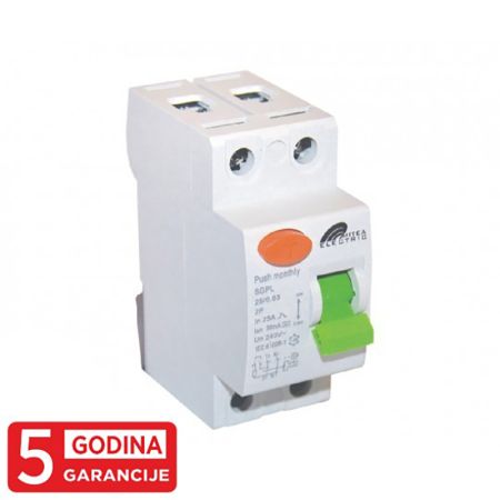 ME-FID sklopka 40A 100mA 1P+N SGPL 5Y Mitea Electric