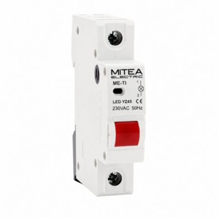 ME-TI LED YZ45 crvena signalna tinjalica kao a.o. za DIN šinu Mitea Electric