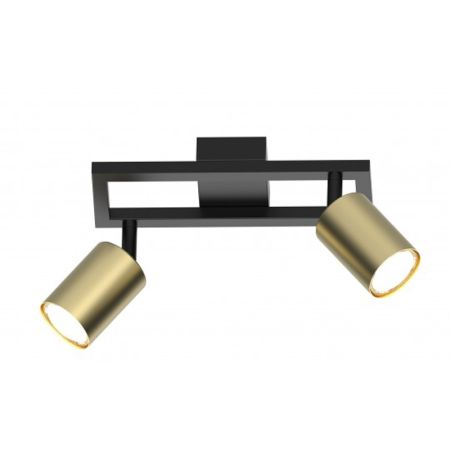 M190420 ZLATNO-CRNA spot lampa 2xGU10 max. 35W Mitea Lighting
