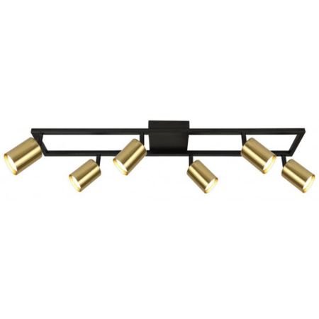 M190460 ZLATNO-CRNA spot lampa 6xGU10 max. 35W Mitea Lighting