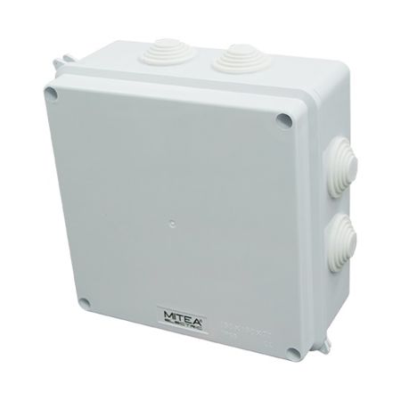 ME-K150x150x70mm razvodna kutija sa gumenom zaptivkom (8 uvodnica) IP65 Mitea Electric