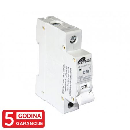 ME-50 Automatski osigurač C50A 6Ka 240/415V tipC 5Y Mitea Electric