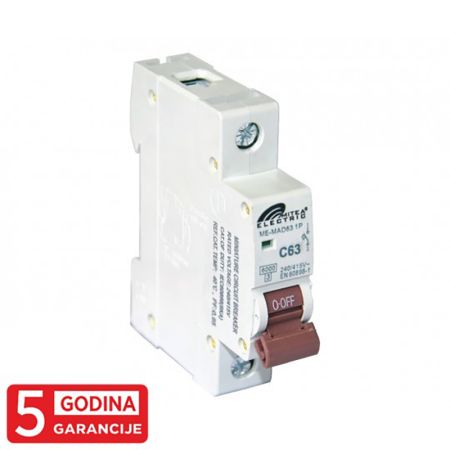 ME-63 Automatski osigurač C63A 6Ka 240/415V tipC 5Y Mitea Electric