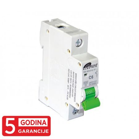 ME-6 Automatski osigurač B6A 4.5Ka 240V tipB 5Y Mitea Electric