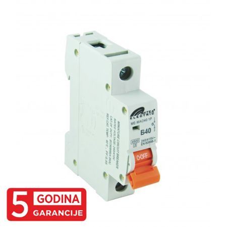 ME-40 Automatski osigurač B40A 4.5Ka 240/415V tipB 5Y Mitea Electric