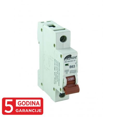 ME-63 Automatski osigurač B63A 4.5Ka 240/415V tipB 5Y Mitea Electric