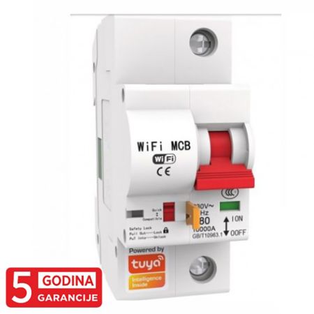 ME-25W 25A Automatski osigurač C25A 6Ka WI-FI TUYA Smart 1P tipC 5Y Mitea Electric
