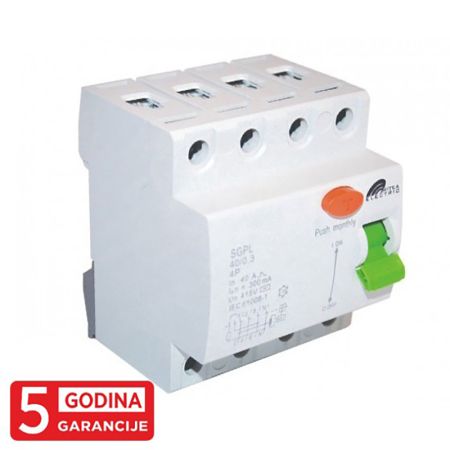 ME-FID sklopka 32A 300mA 3P+N SGPL 5Y Mitea Electric