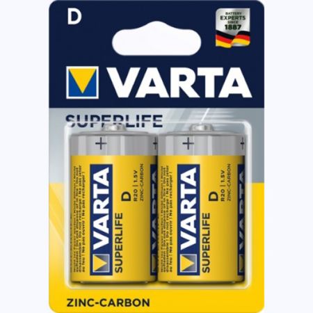 Bat. Superlife R20 1.5V Varta