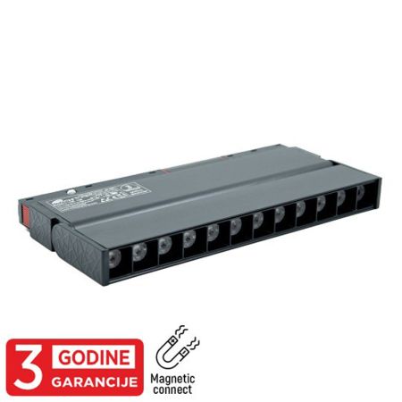 M204011-235 3000K 12W 48V LED magnetna zglobna linearna svetiljka 24° 220x22x105mm 3Y Mitea Lighting