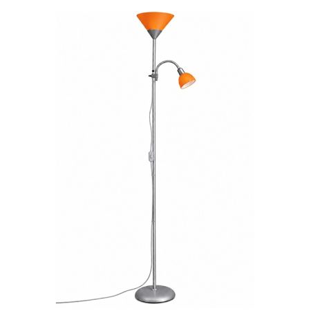 M66 MS narandžasta podna lampa sa međugajtanskim prekidačem E27 + E14 Mitea Lighting
