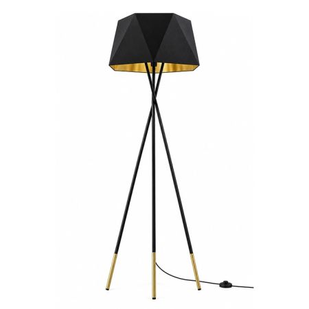 M38-C crna podna lampa sa međugajtanskim prekidačem E27 Mitea Lighting