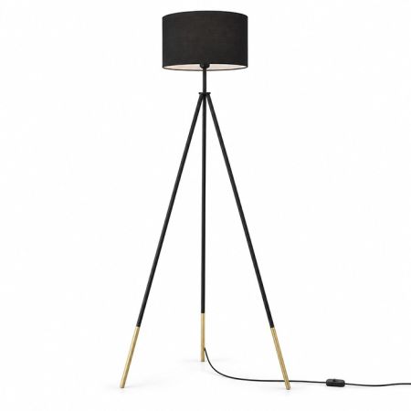 M40-C crna podna lampa sa međugajtanskim prekidačem E27 Mitea Lighting