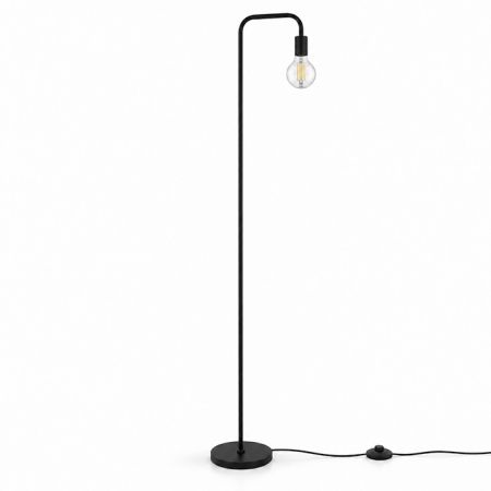 M30-C crna podna lampa sa podnim prekidačem E27 Mitea Lighting
