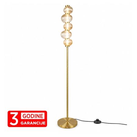 NIMBUS MAF9401-1 19W 3000K zlatna+amber LED podna lampa sa podnim prekidačem 3Y Mitea Lighting
