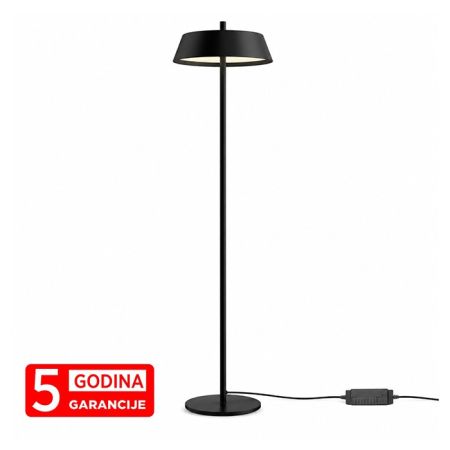 ORION MFL601S-350 B 28W 3000K peskareno crna LED podna lampa sa podnim dimer prekidačem 5Y Mitea Lighting