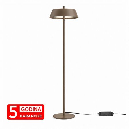 ORION MFL601S-350 BR 28W 3000K peskareno braon LED podna lampa sa podnim dimer prekidačem 5Y Mitea Lighting