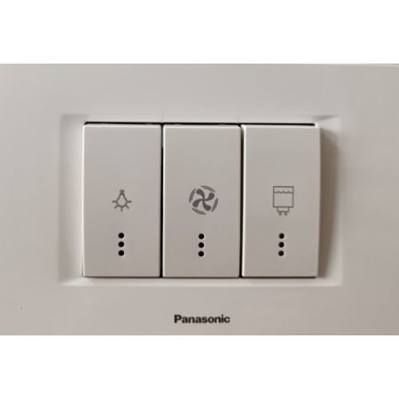 Panasonic 3M beli model 2 horizontalni kupatilski indikator sa indik. WT9(WVTT30026WH)-EU2 Thea Modular