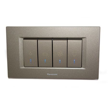 Panasonic 4M antracit sivi horizontalni kupatilski indikator sa indik. WT EU2 Thea Modular