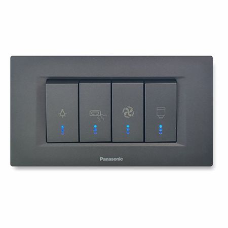 Panasonic 4M tamno sivi horizontalni kupatilski indikator sa indik. WT9(WVTT40025DG)-EU2 Thea M
