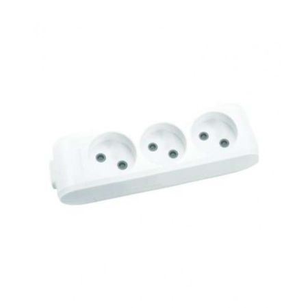 Panasonic podsklop 3M, bela prenosna trostruka priključnica WLTB0430-2WH EU4 X-tendia