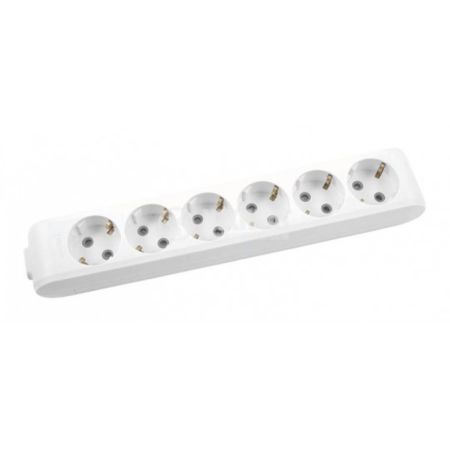 Panasonic podsklop 6M, bela prenosna šestostruka priključnica WLTB0460-2WH EU4 X-tendia 