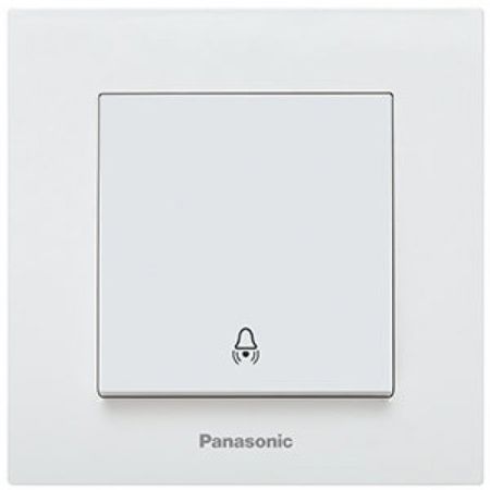 Panasonic taster zvona beli vijčani 10A 250V WKTC0019-2WH EU4 Karre Plus