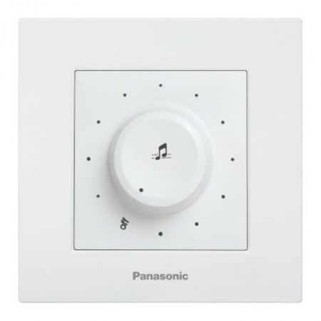 Panasonic prekidač za kontrolu zvuka beli 250V WKTC0561-2WH EU4 Karre Plus