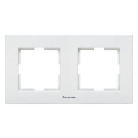 Panasonic okvir beli dvostruki horizontalni WKTF0802-2WH EU4, Karre Plus