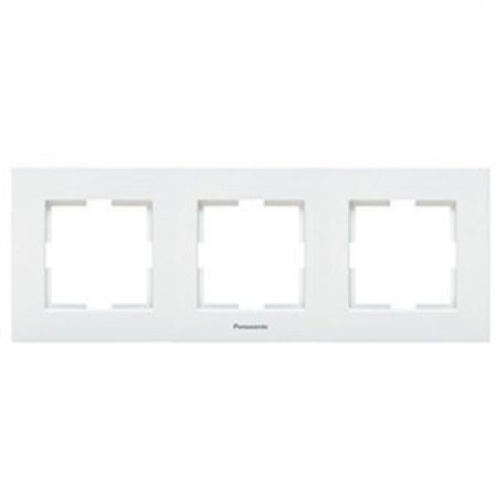 Panasonic 3M okvir beli trostruki horizontalni WKTF0803-2WH EU4, Karre Plus