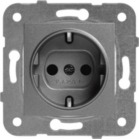 Panasonic šuho priključnica II tamno siva vijčana 16A 250V WKTT0202-2DG EU4  Karre Plus