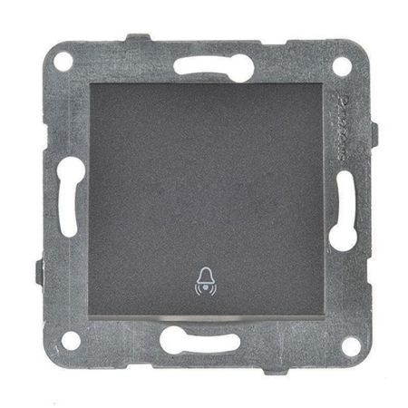 Panasonic taster zvona tamno sivi vijčani 10A 250V WKTT0019-2DG EU4 Karre Plus