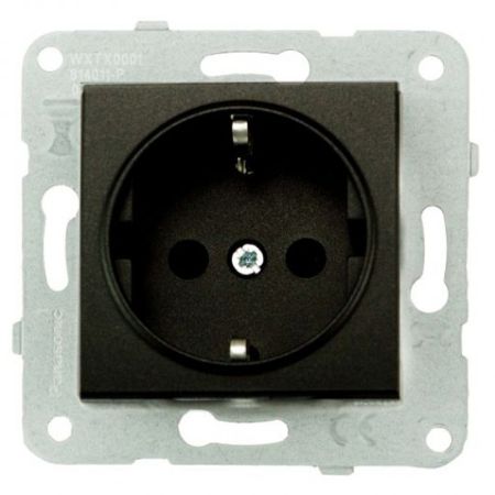  Panasonic šuho priključnica II crna vijčana 16A 250V WKTT0202-2BL EU4 Karre Plus