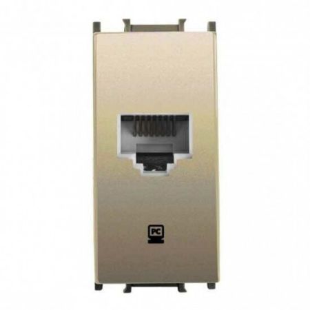 Panasonic 1M CAT6e kompj. prikljucnica ZLATNA WVTT1405-4DR EU2 Thea Modular
