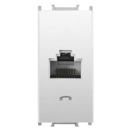 Panasonic 1M PTT CAT3e telefonska priključnica bela WVTT1402-4WH EU2 Thea Modular