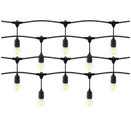 LG-1/20M/E27/3 set sijalica za dvorište IP44, 20m, 20x1W/E27 3000K LED sijalice uključene uz proizvod VIRONE
