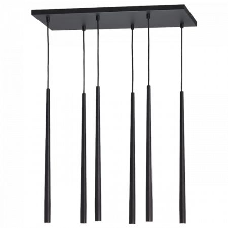 AD-LD-6233BG9 viseća lampa crna 6xG9 max.6W TABUNG 6P ADVITI